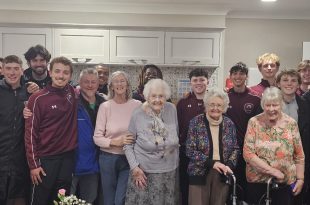 Lindley Park Residents Enjoy Special Visit from The Soccer Tours