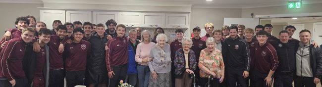 Lindley Park Residents Enjoy Special Visit from The Soccer Tours