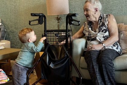 Beeston Rise Care Home Welcomes Special Visit from Local Playgroup