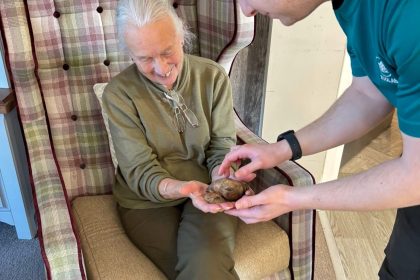 Richard House Residents Get Up Close with Exotic Animals During ZooLab Visit