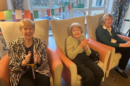 Craig Carlisle Brings the House Down at Bingley Park Care Home St Patrick’s Event