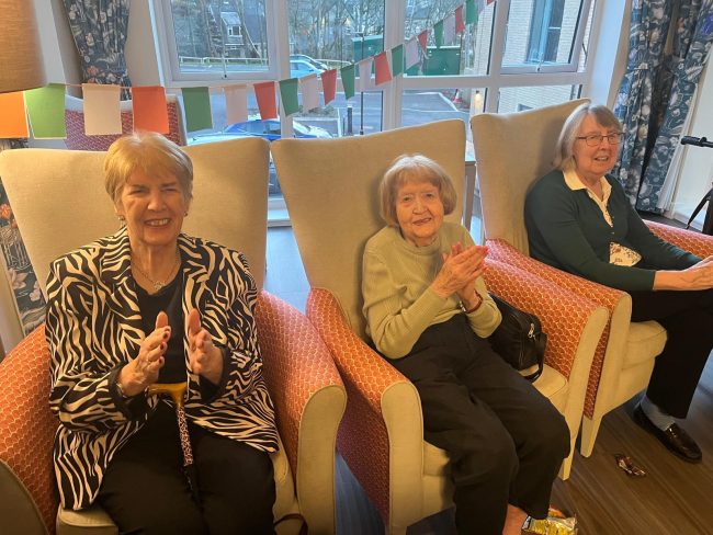 Craig Carlisle Brings the House Down at Bingley Park Care Home St Patrick’s Event