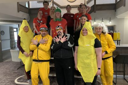 Riverside Playgroup Brings Joy to Meadows Park Care Home Red Nose Day Event