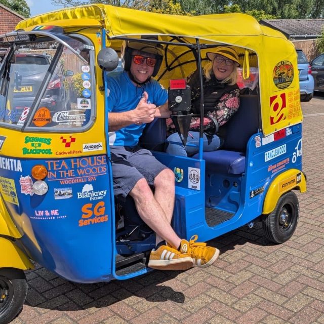 A Son’s Journey of Love: Chris Completes Incredible Tuk Tuk Challenge for His Mum Tina and Raises Nearly £14,000 for Race Against Dementia