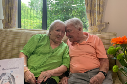 Abbey Wood Lodge Couple Celebrates Platinum Wedding Anniversary
