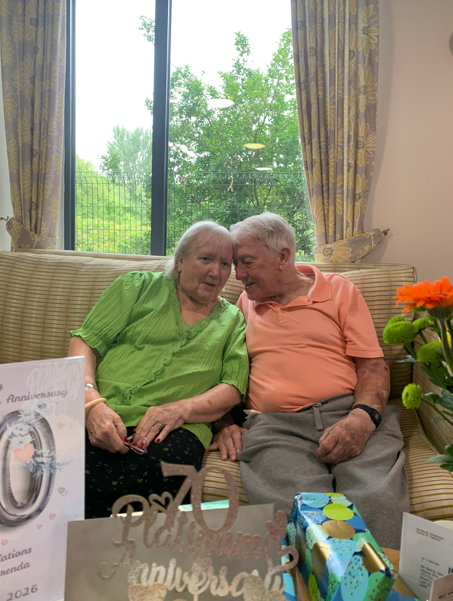 Abbey Wood Lodge Couple Celebrates Platinum Wedding Anniversary