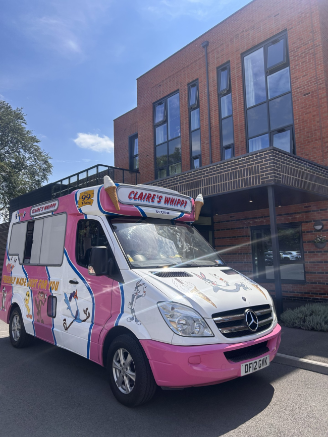 Ice Cream Van Visit Brings Smiles to Residents at Care Home
