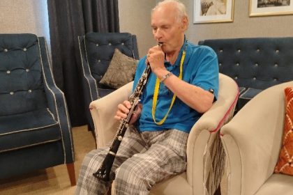 Resident’s Lifelong Love of Music Continues to Inspire at Humberston House