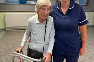Resident Shares Heartfelt Thanks with Hospital Team on National Give Something Away Day