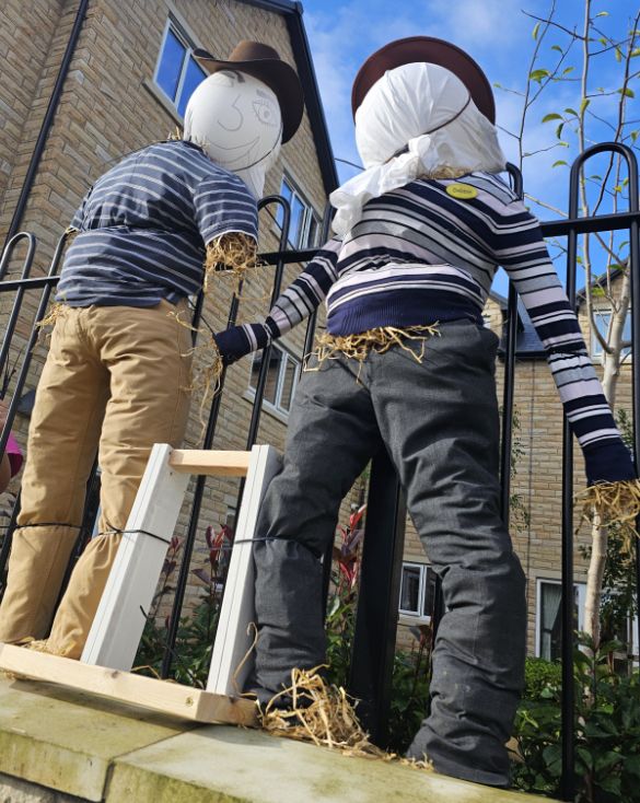 Lindley Care Home Celebrates Community Spirit at Lindley Scarecrow Festival